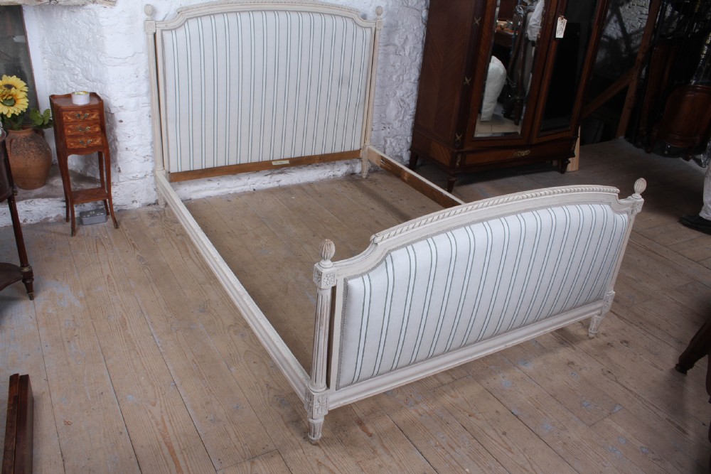 King size Empire Style newly upholstered bed View VIII