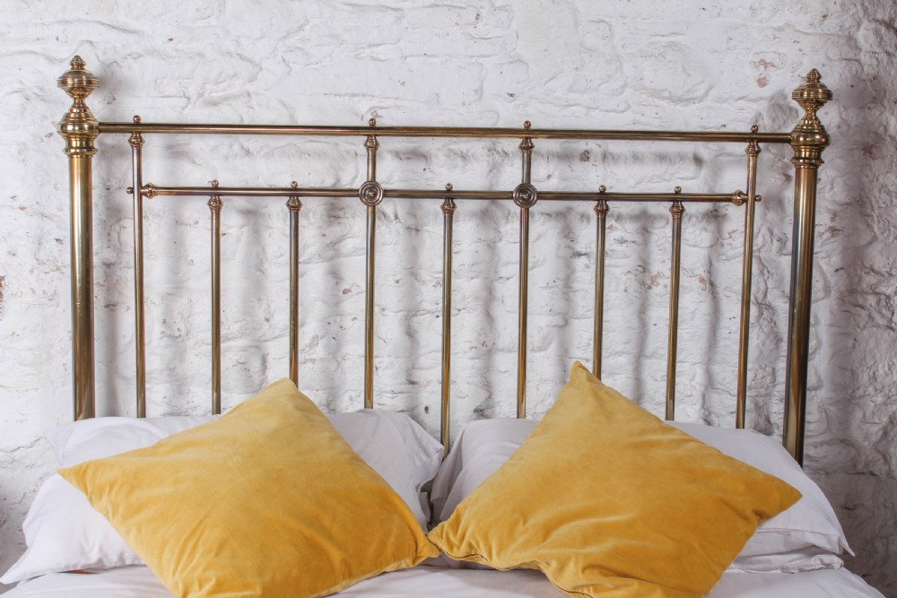 Very handsome king size all brass bed View VI