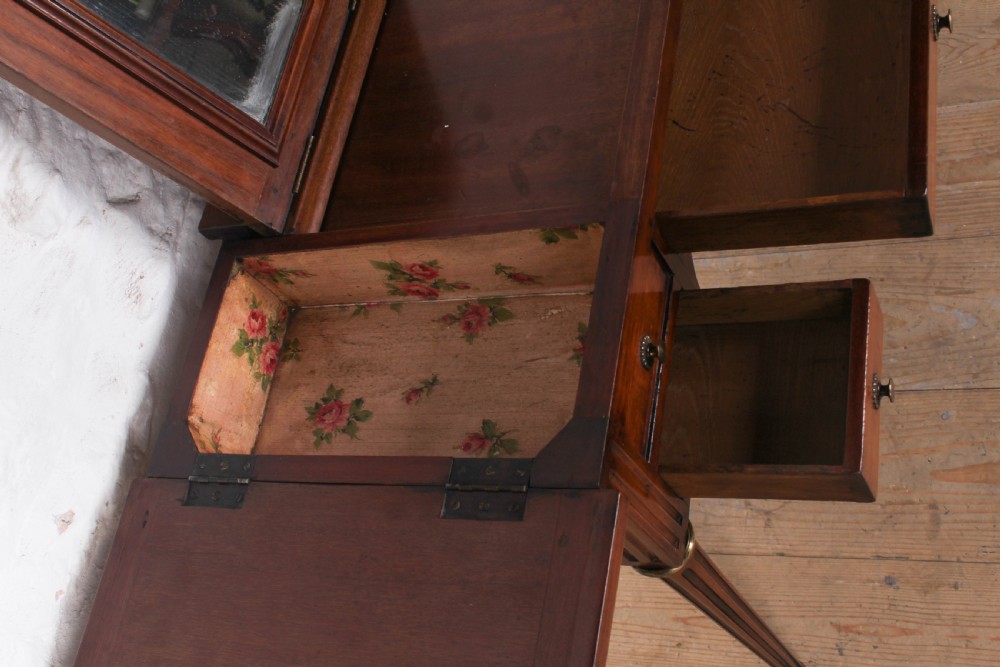 Spectacular French walnut fold out dressing table View VI