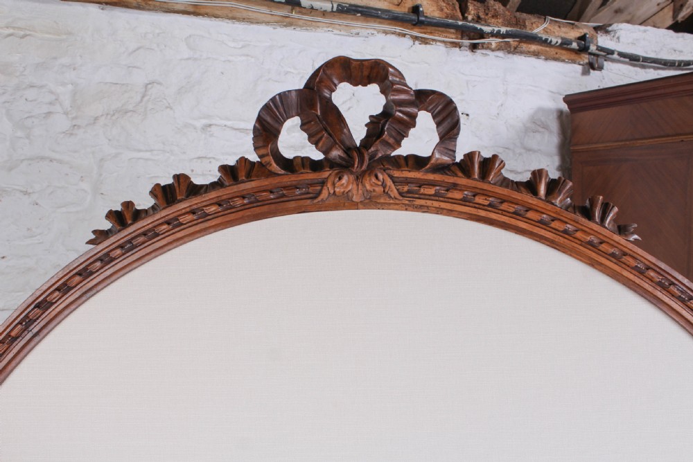 Beautiful rare carved French walnut screen View VI