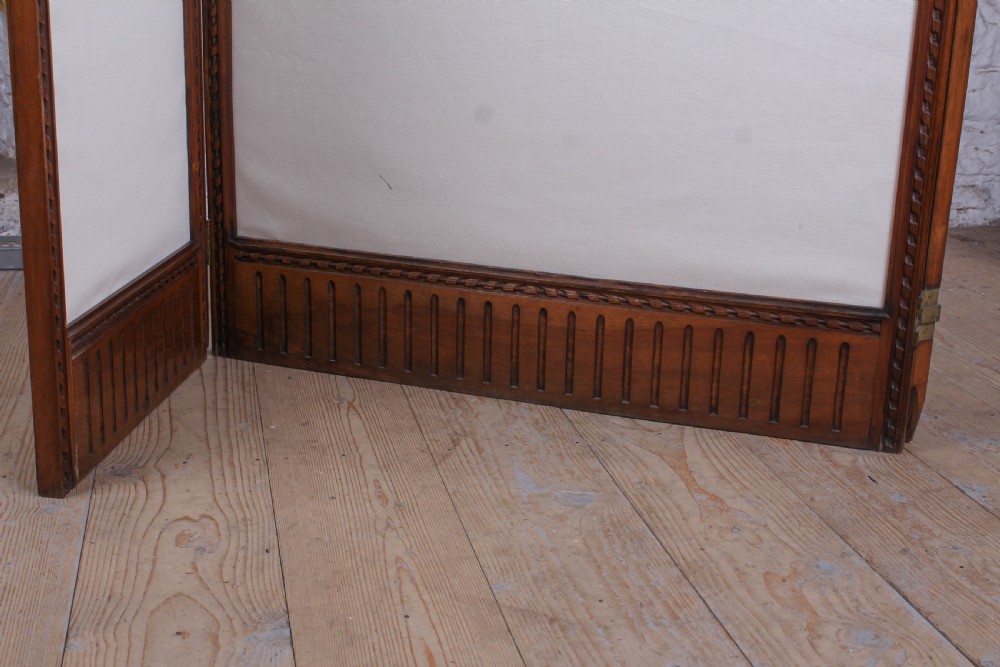 Beautiful rare carved French walnut screen View VIII