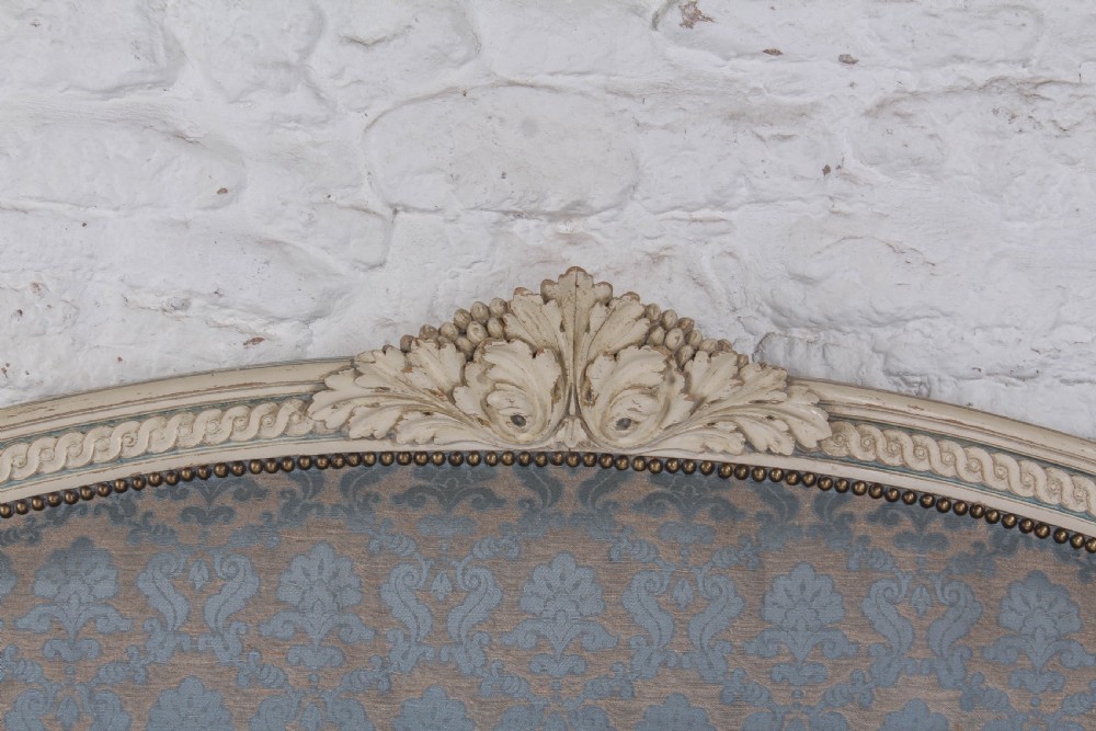Gorgeous French Empire style king size upholstered bed View VIII