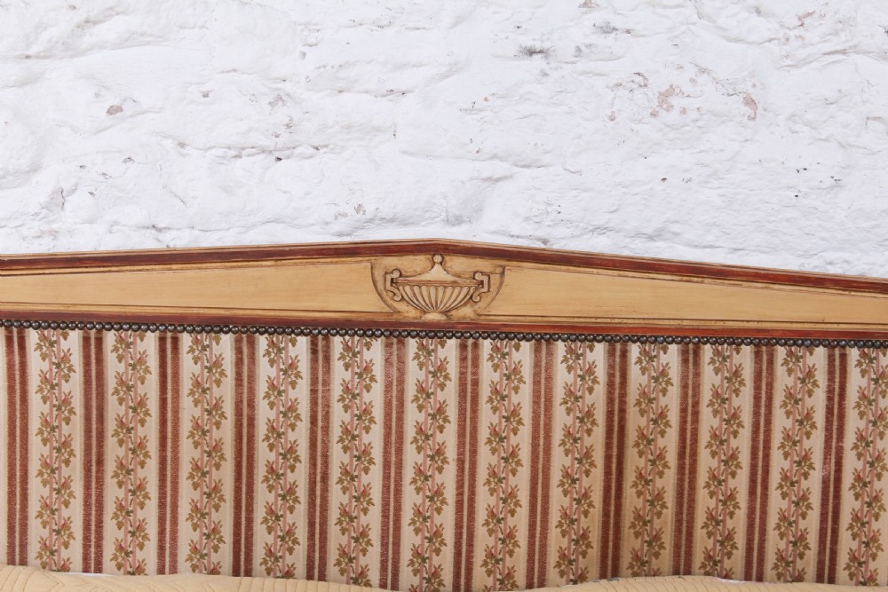 Low end French upholstered king size bed and chairs View IX