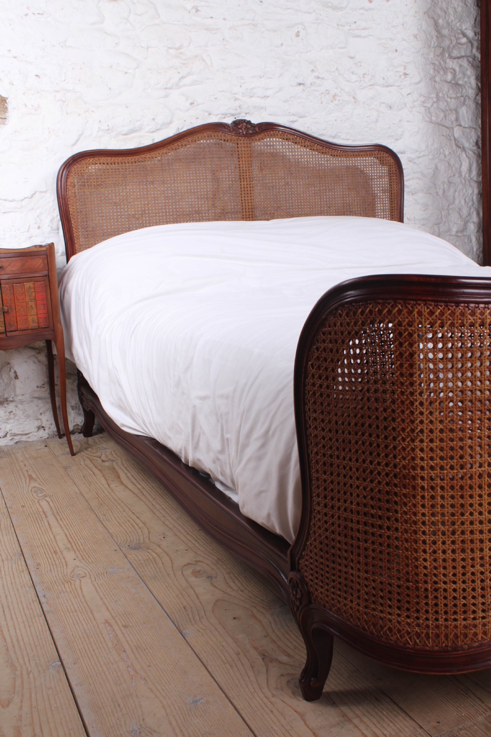 Very nice French caned European double bed View V