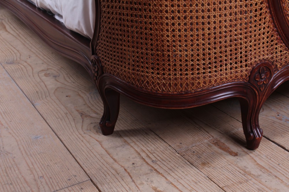 Very nice French caned European double bed View VII