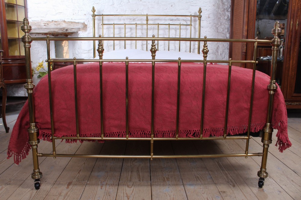 Timeless elegantly beautiful king size brass bed View V