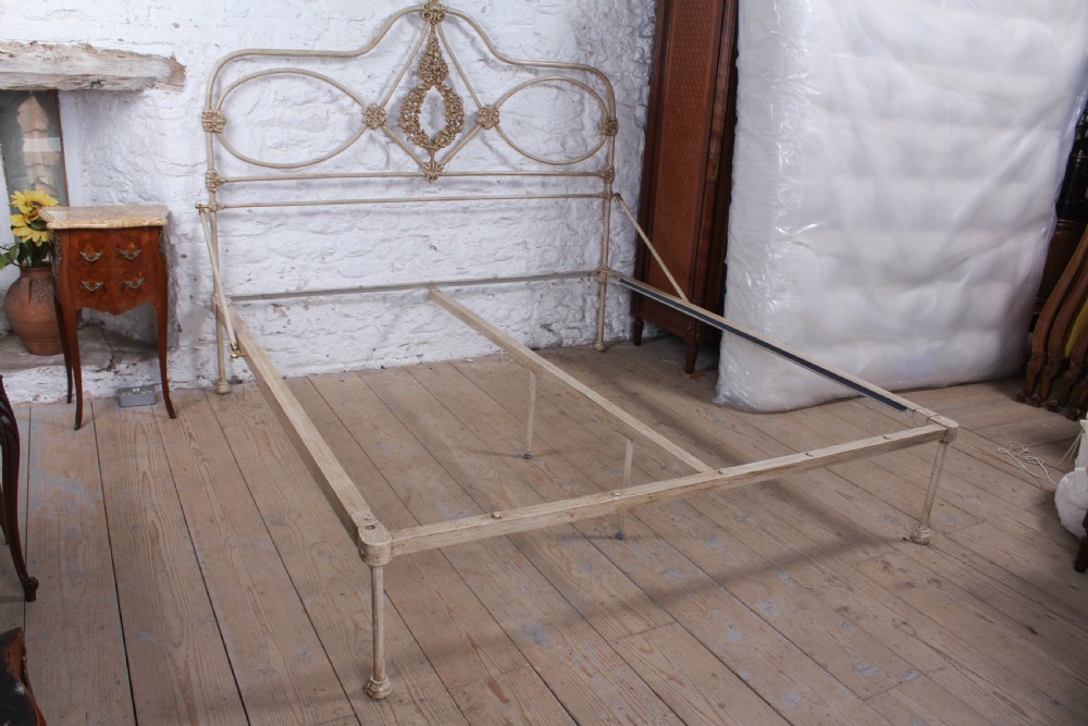 Impressively detailed super king size all iron  no end bed View IX