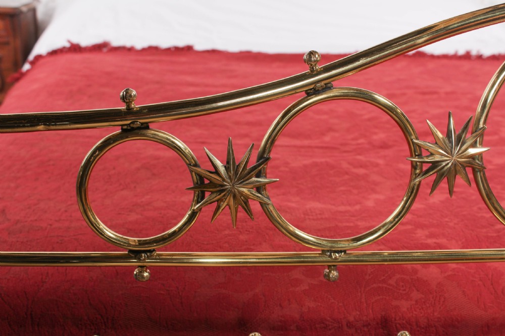 Exquisite elegant Winfield pretty all brass king size bed  View IV