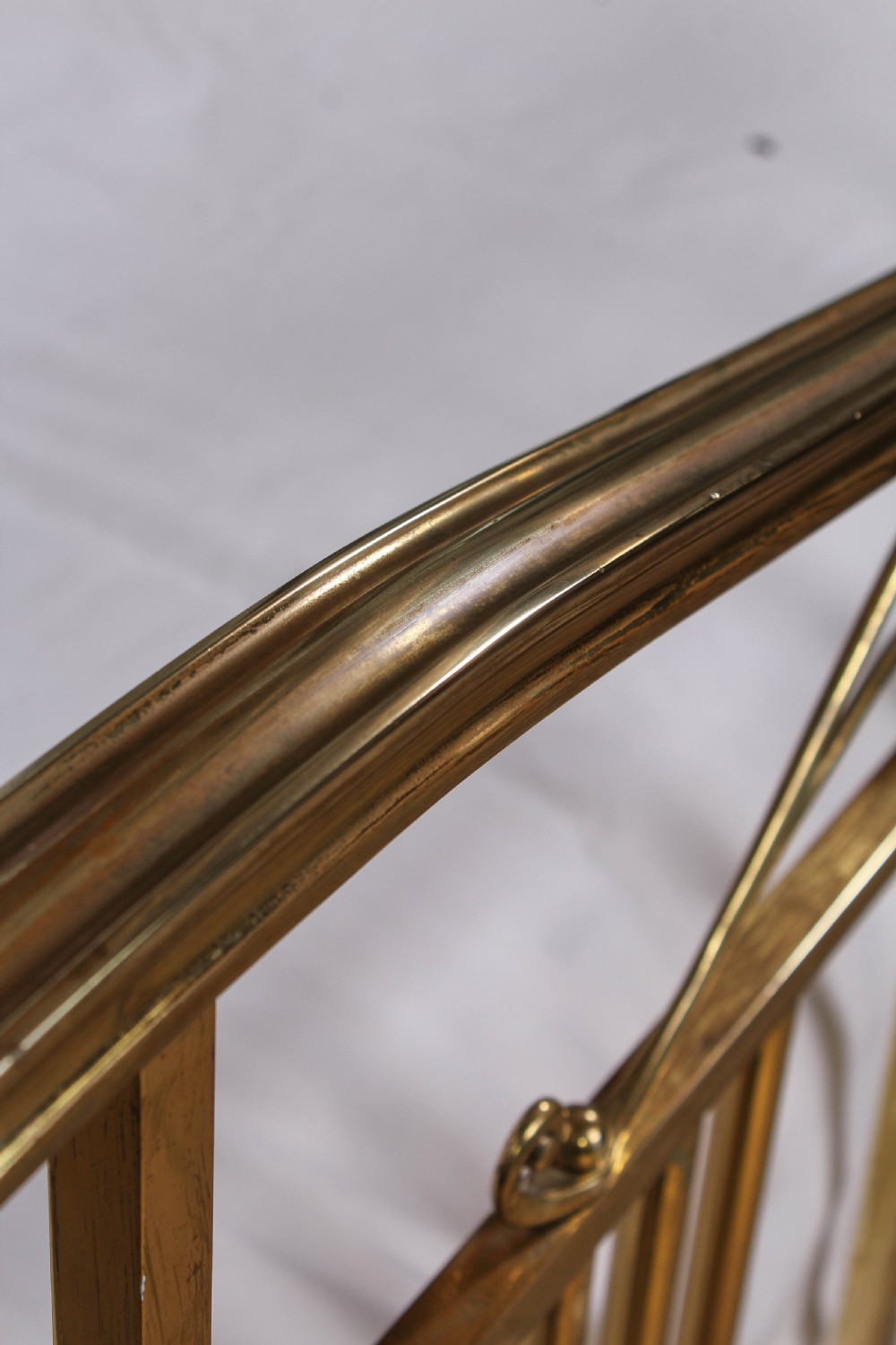 Very attractive Art Nouveau Style Brass Double Bed View VII