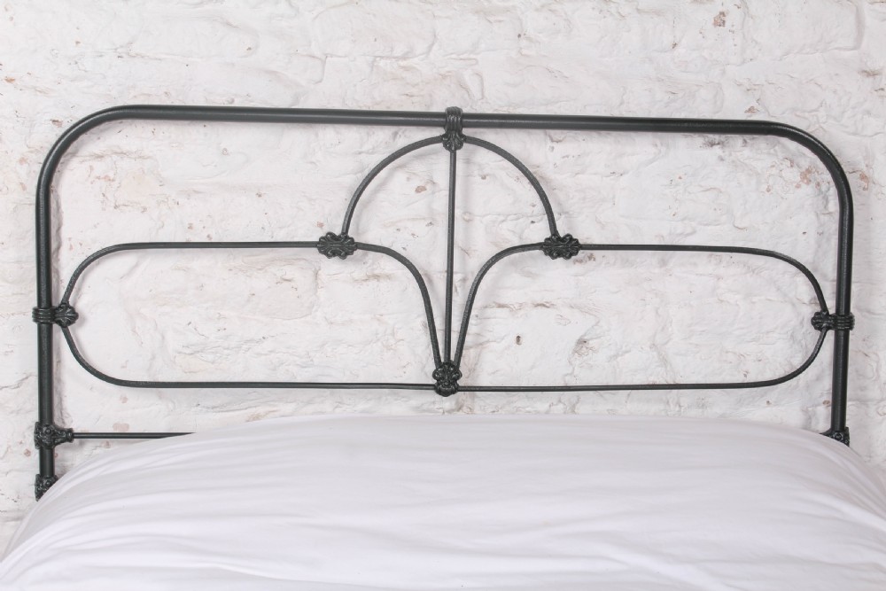 Pleasingly Shaped All Iron Irish No End Double Bed View III