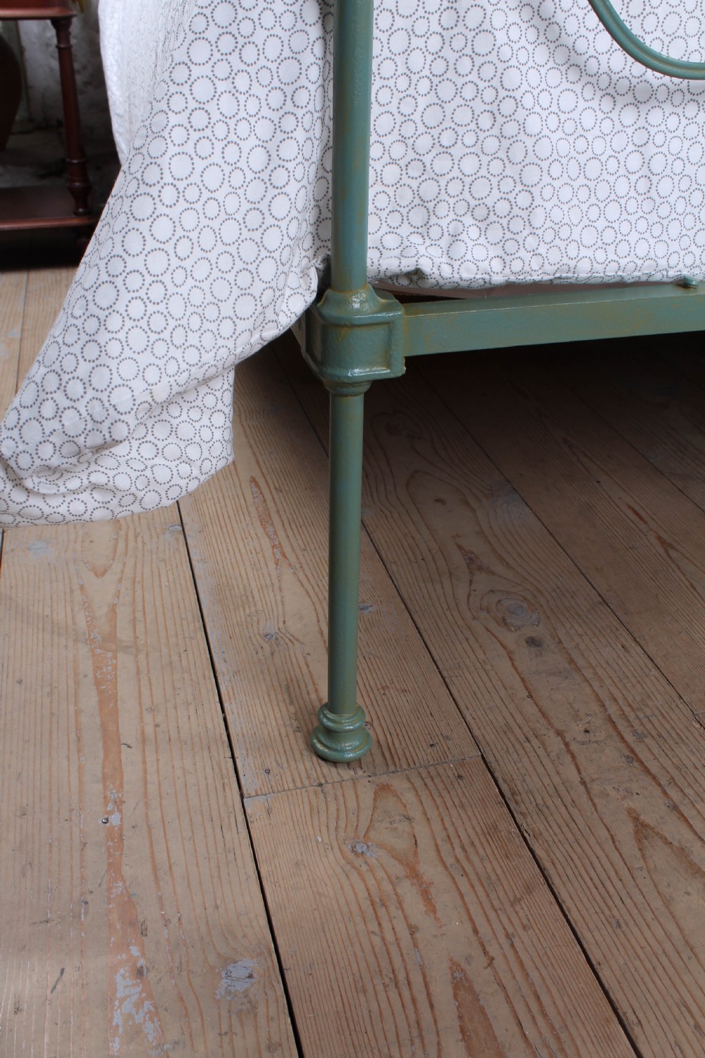 Captivating pair of Irish Victorian all iron beds (can be joined) View VI