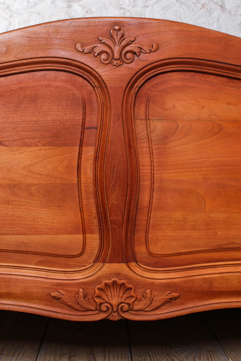 Super king size French Louis XV style cherry bed View III