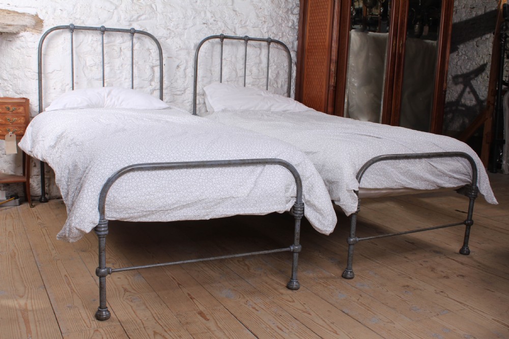 Charming Pair of Utilitarian Single Beds