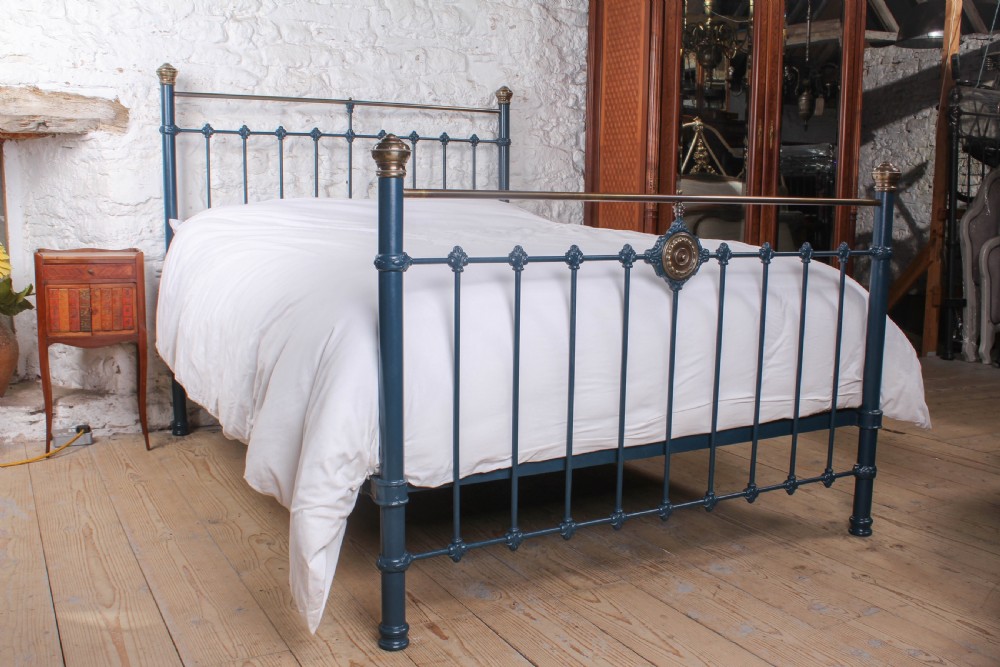 Unique classic Victorian Brass and Iron King Size Bed View II