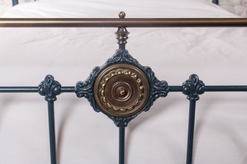 Unique classic Victorian Brass and Iron King Size Bed View IV