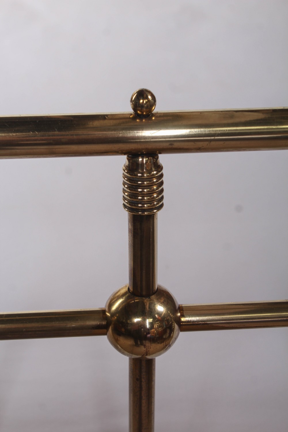 Beautiful quality Victorian all brass bed by Maple and Co View IV