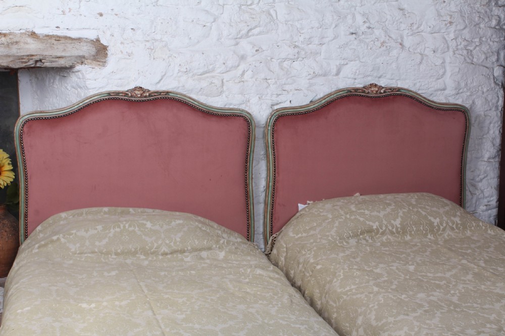 Sweet and Pretty Pair of Louis XV Style Beds View V