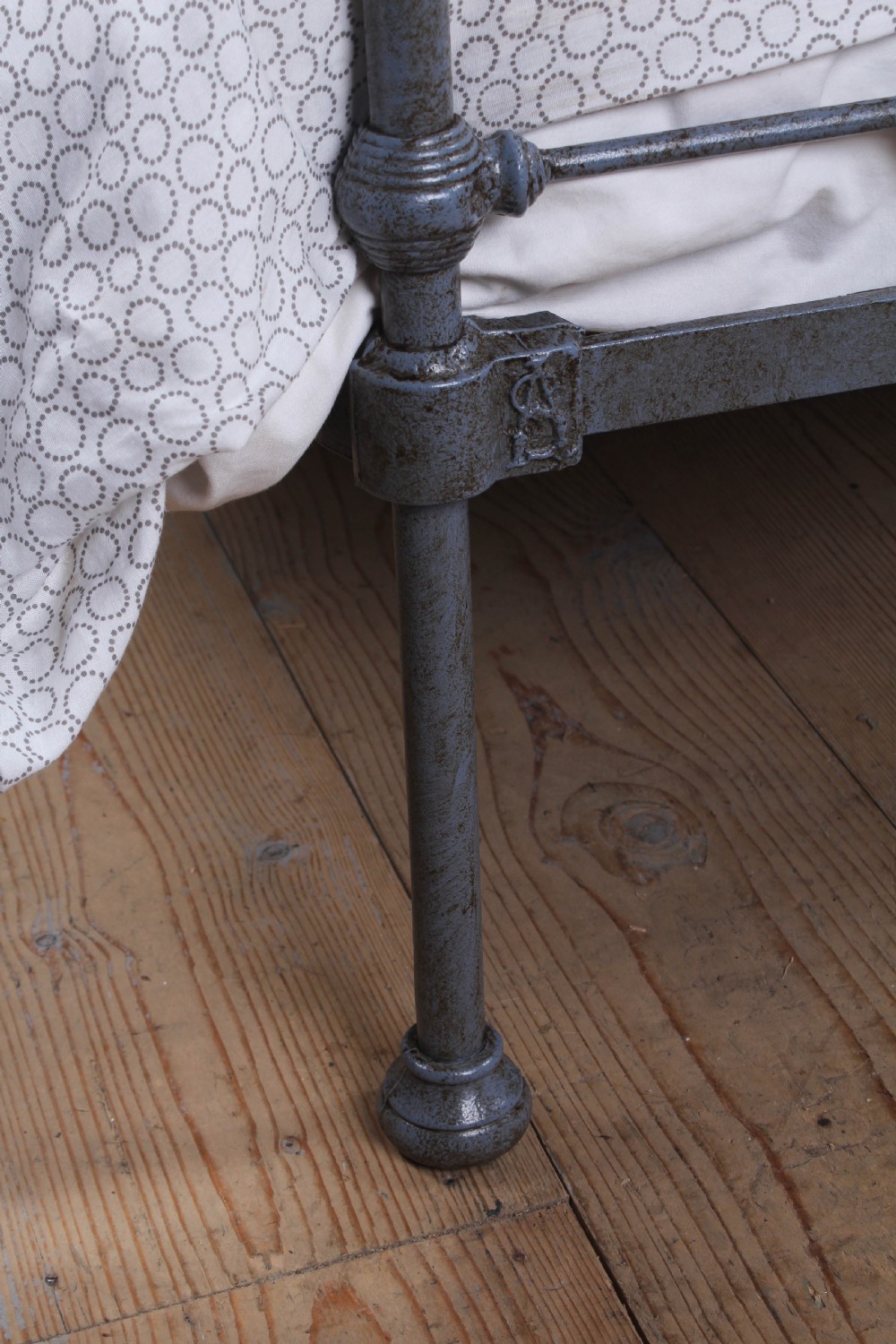 Timeless Pair of Detailed Utilitarian Single Beds View V