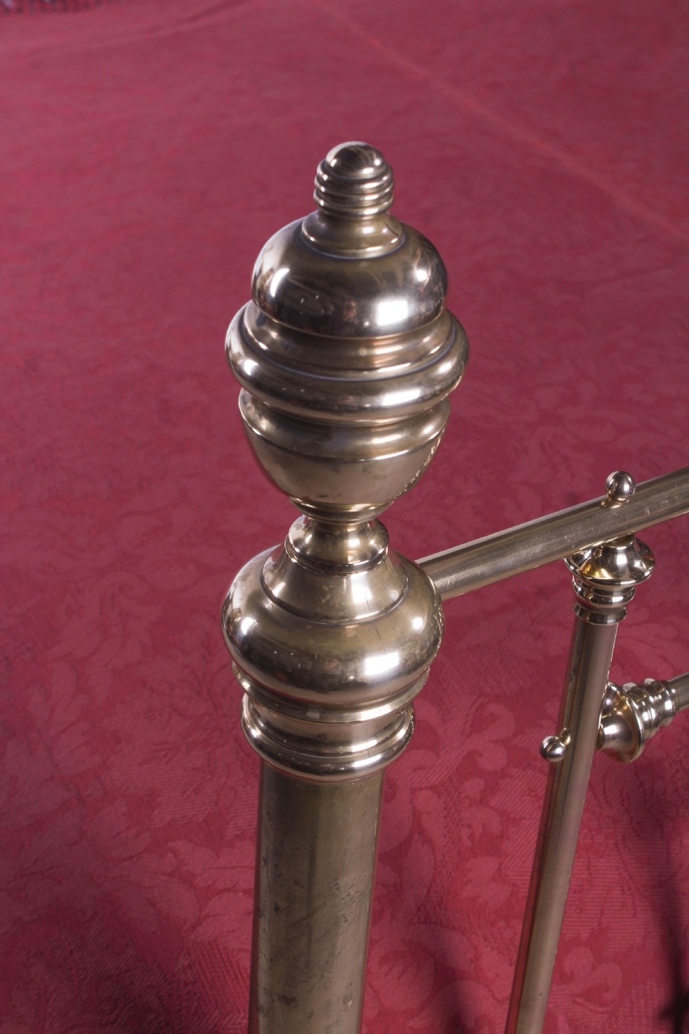 Handsome good quality all brass Heals king size bed  View III