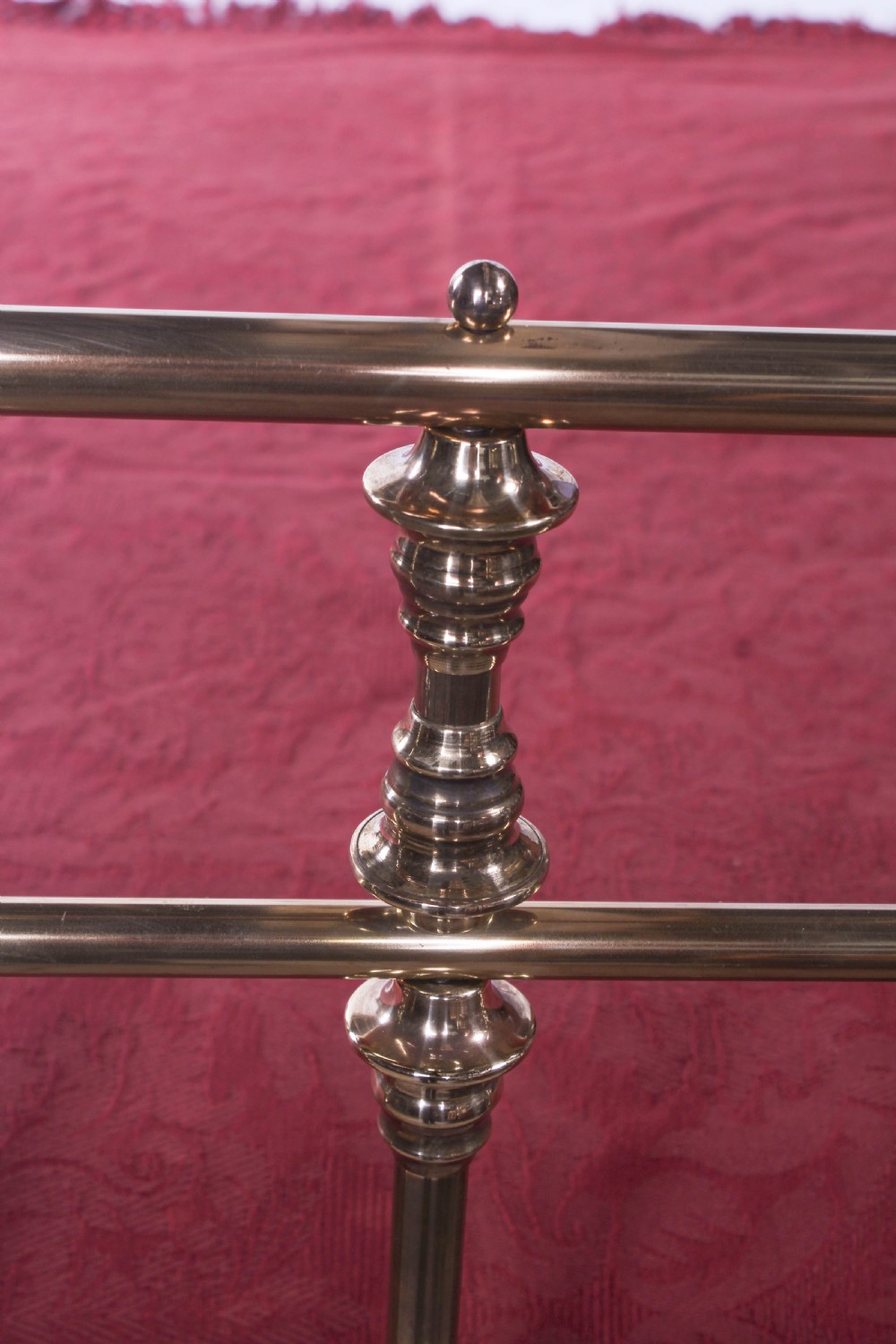 Handsome good quality all brass Heals king size bed  View VI