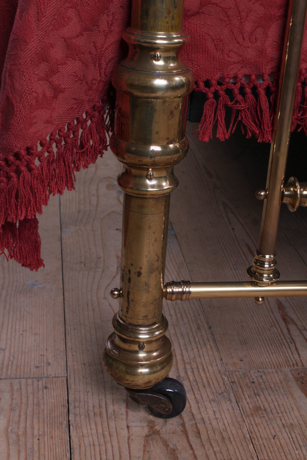 Handsome good quality all brass Heals king size bed  View VII