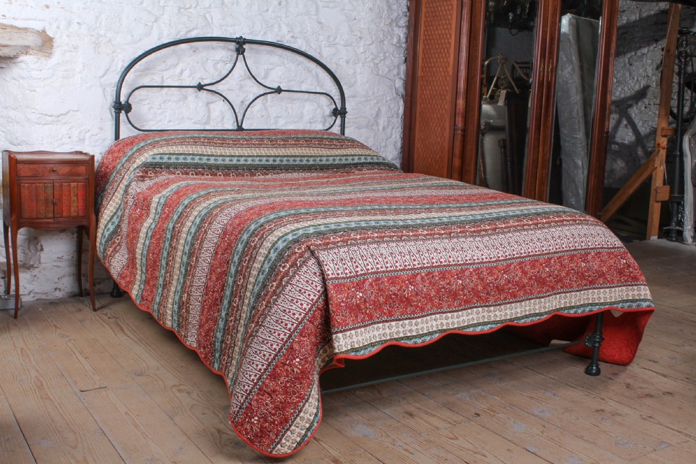 Attractive simple Irish all iron no end double bed