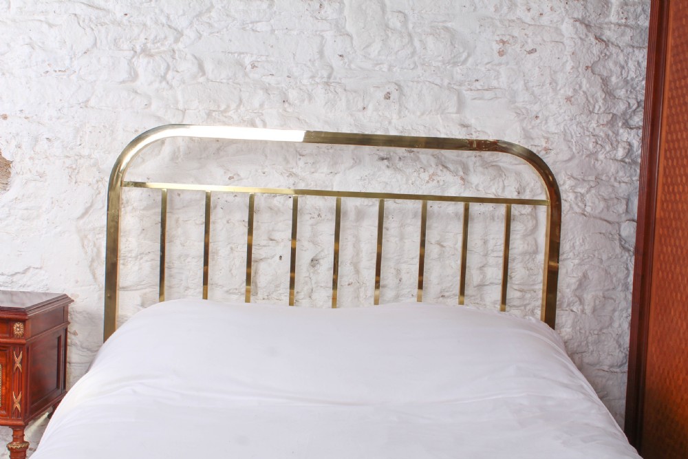 Attractive French simple all brass double bed View V