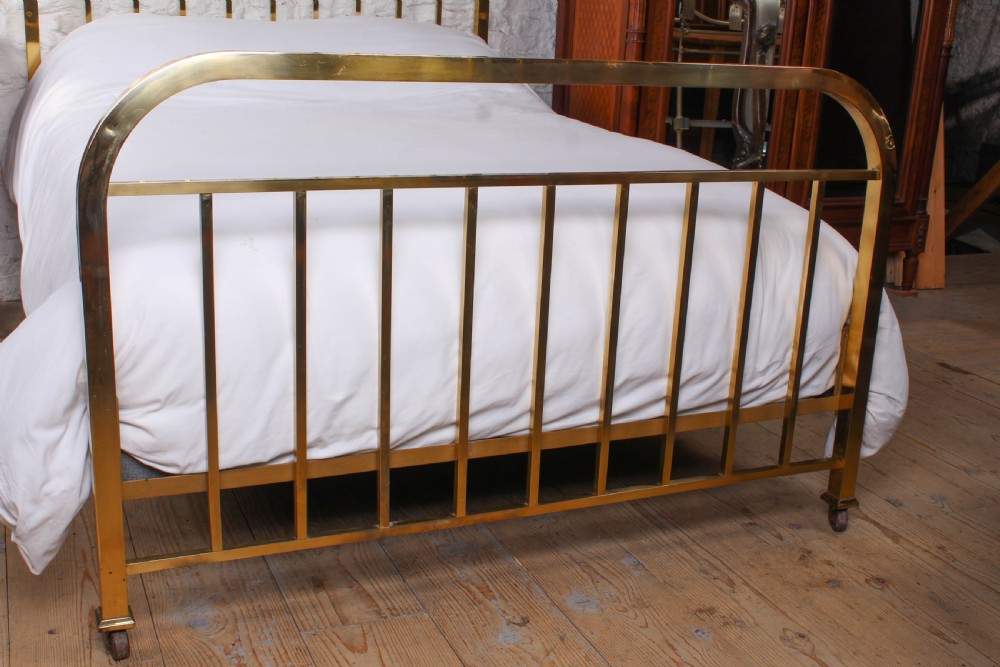 Attractive French simple all brass double bed View VI