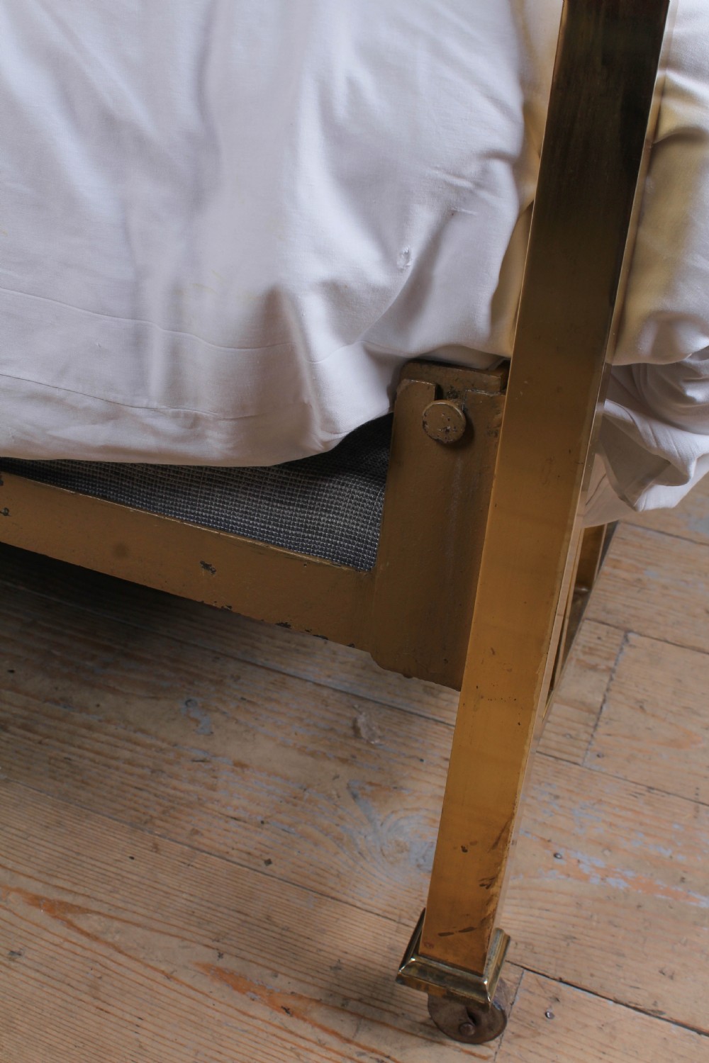 Attractive French simple all brass double bed View VII