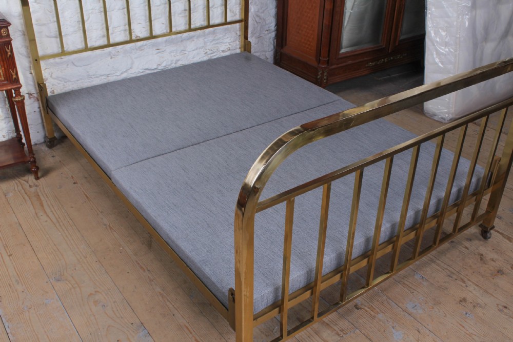 Attractive French simple all brass double bed View VIII