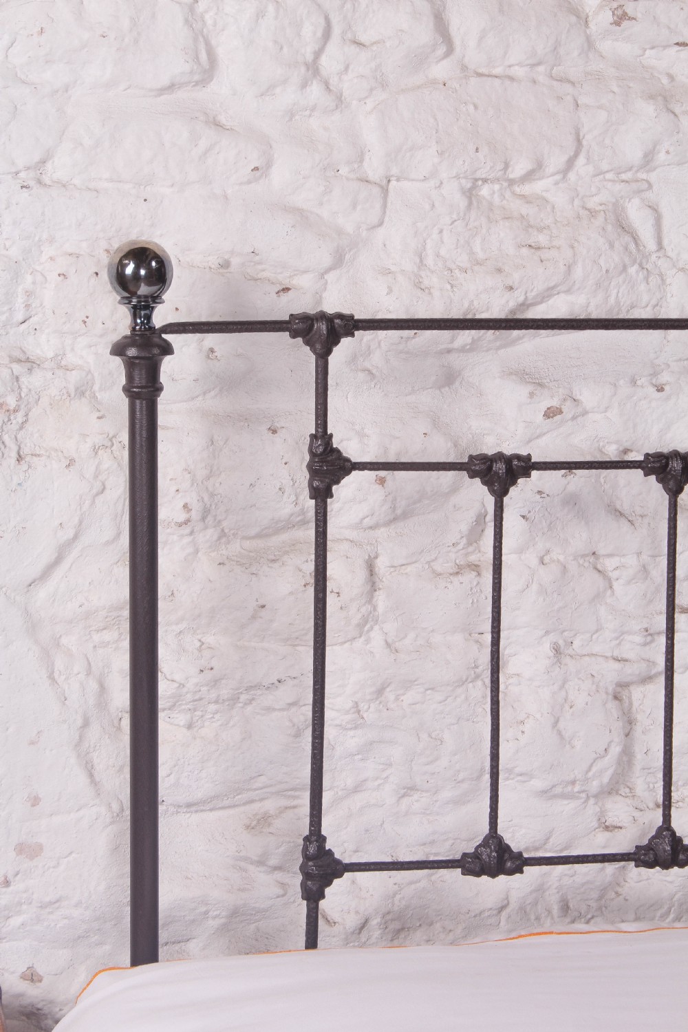 Charming Double Victorian No End Bed with Original Brass  View VII