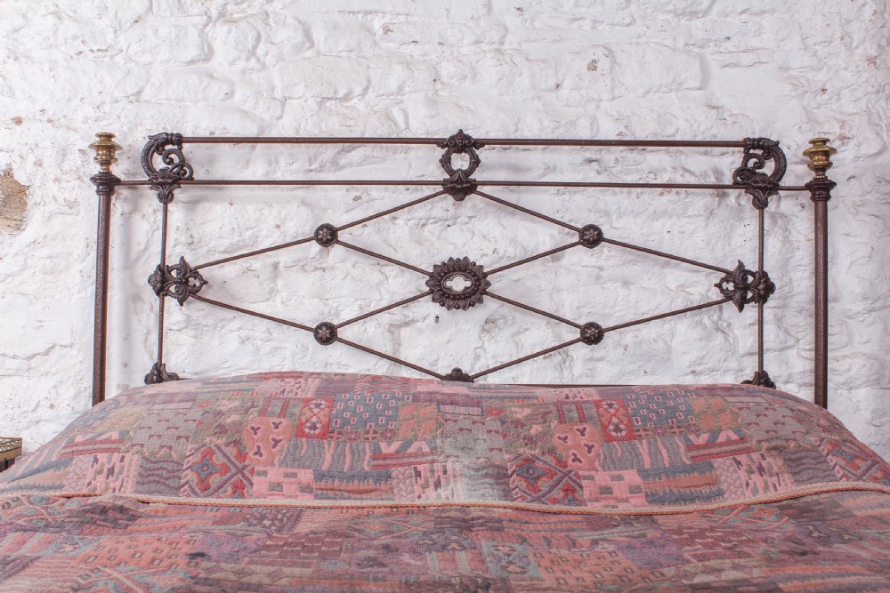 Fantastic early Victorian hand finish king size bed  View II