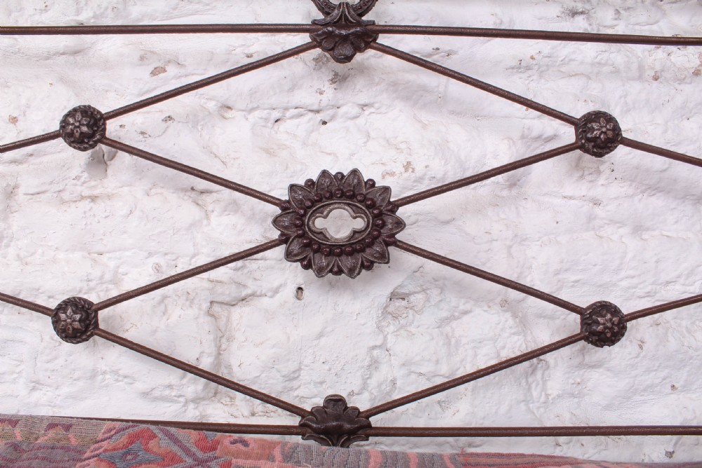 Fantastic early Victorian hand finish king size bed  View III