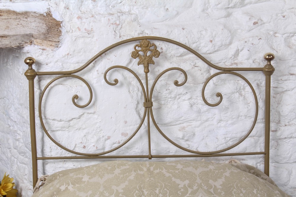 Lovely Pair of Portuguese Forged Iron Single Beds (Can be Joined)  View II