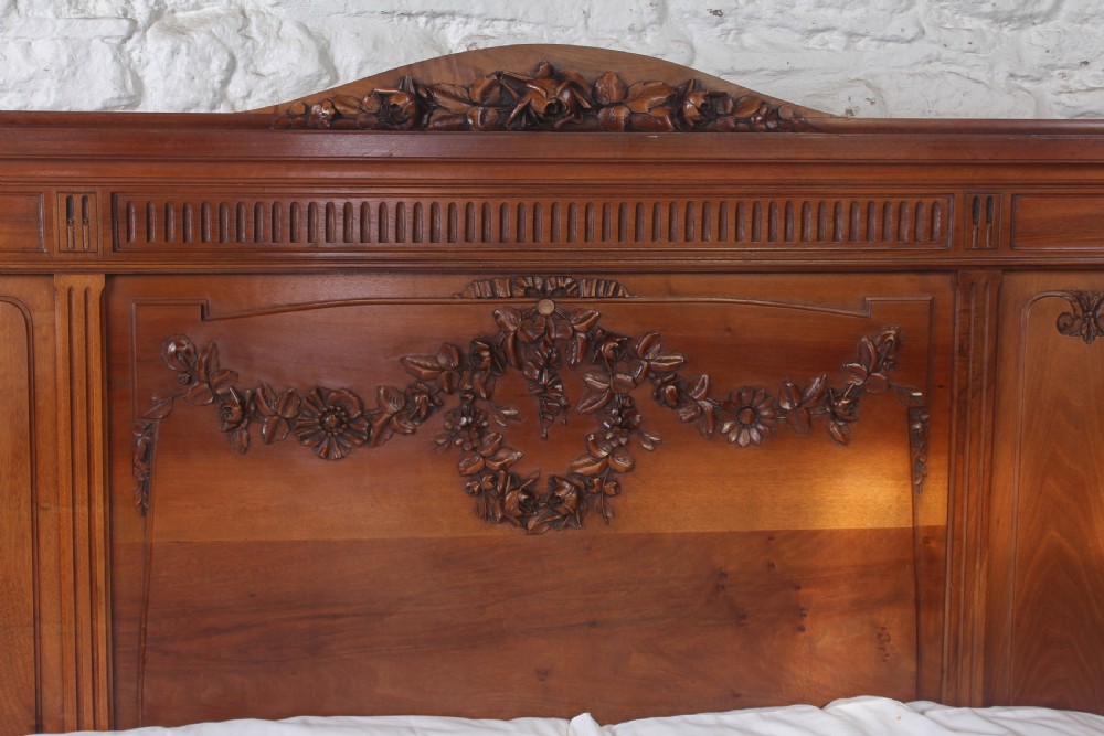 Spectacular Empire Style Walnut No-end King-size Bed View IV