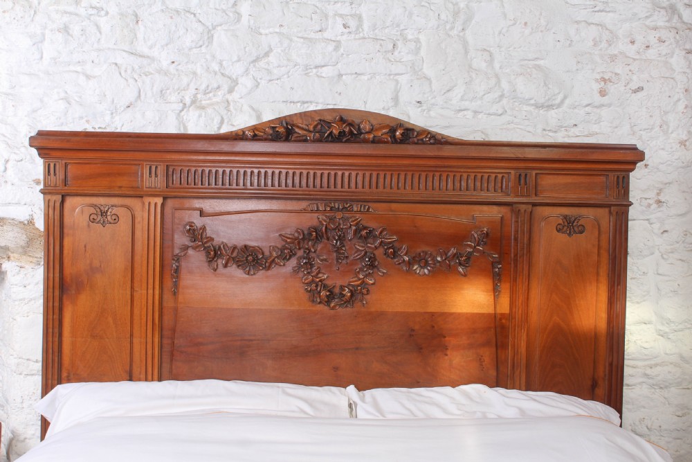 Spectacular Empire Style Walnut No-end King-size Bed View VI