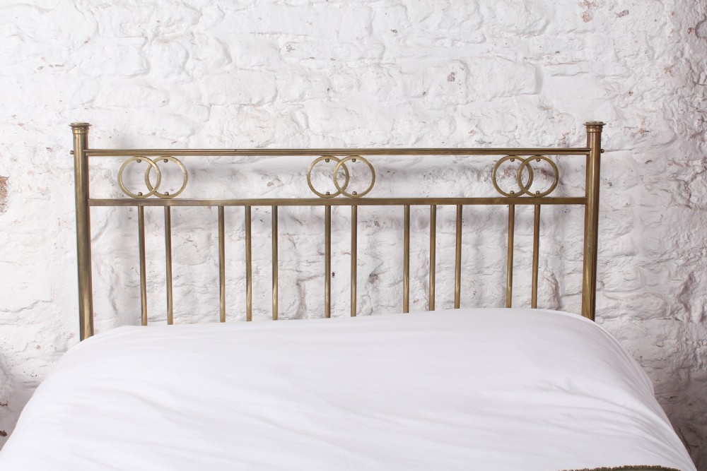 Charming Victorian All Brass Double Bed View VI