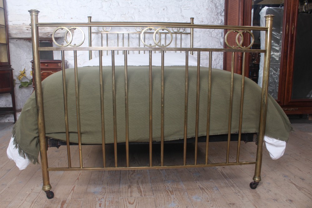 Charming Victorian All Brass Double Bed View VII