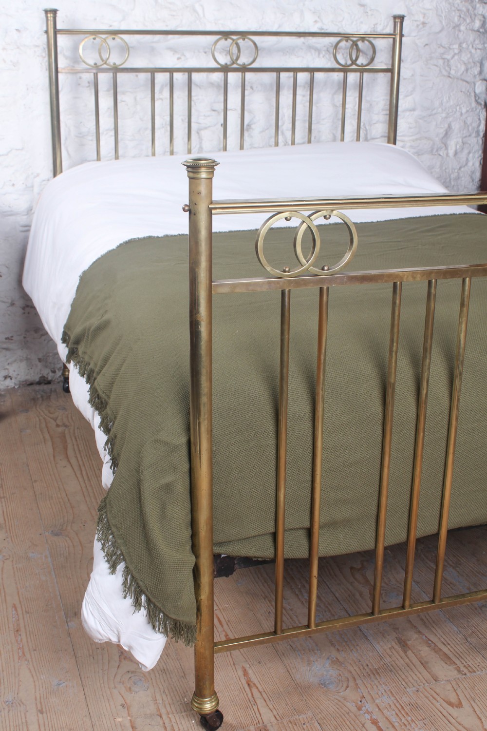 Charming Victorian All Brass Double Bed View VIII