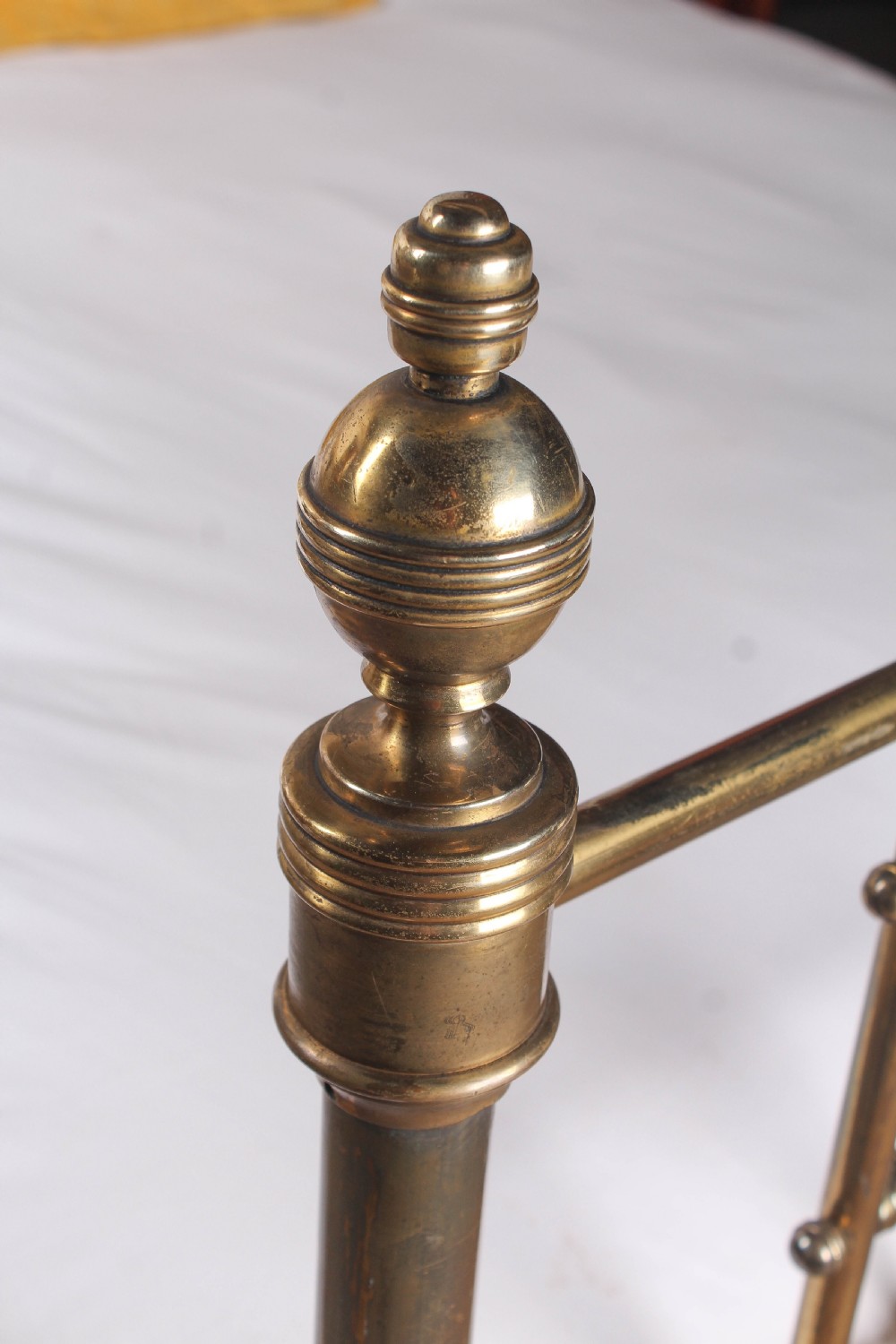 Handsome Good Quality Victorian Brass King Size Bed  View IV
