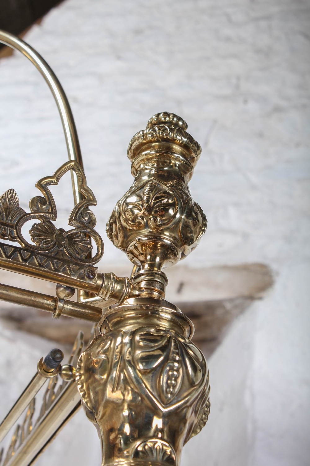 Spectacular Winfield four poster king size all brass bed  View IX