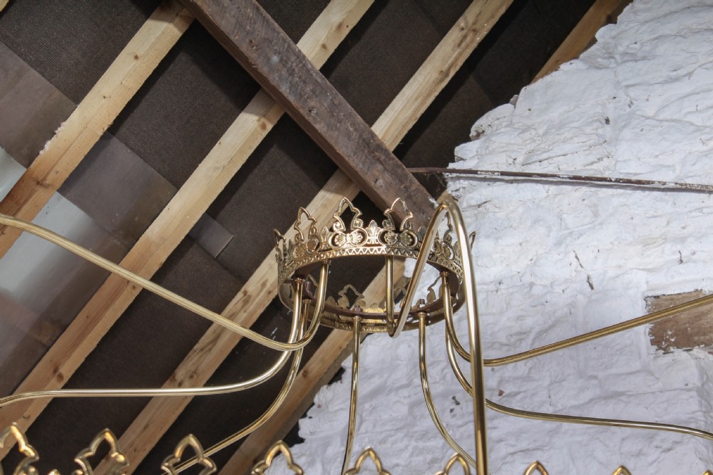 Spectacular Winfield four poster king size all brass bed  View X