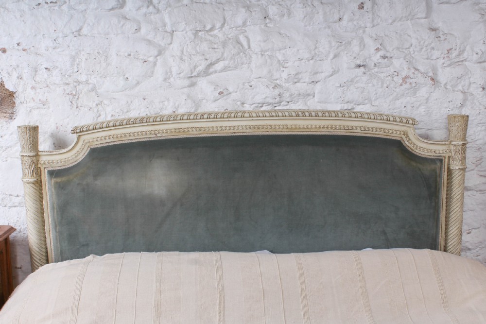 French upholstered king size Emperor style low end bed View IV