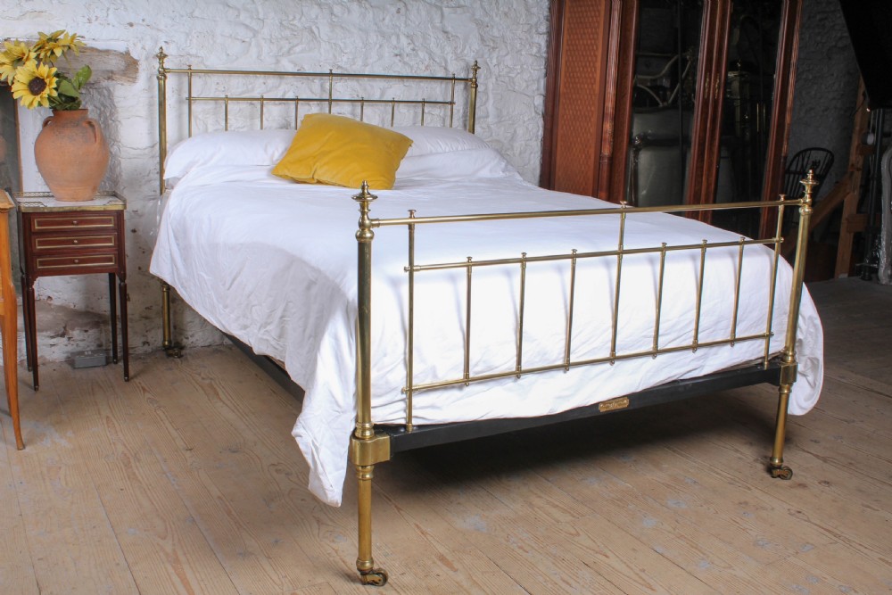 Charming quality Winfield all brass king size bed