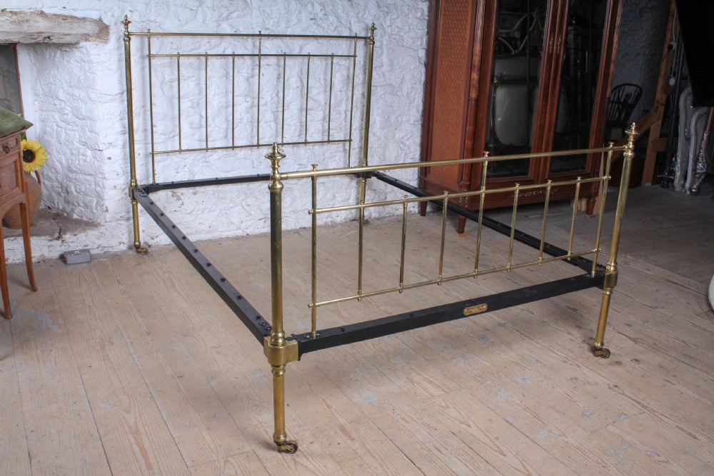 Charming quality Winfield all brass king size bed View VIII