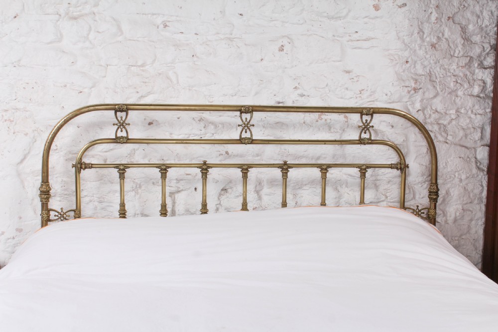 Absolutely Exquisite Winfield All Brass  King Size Bed View VI