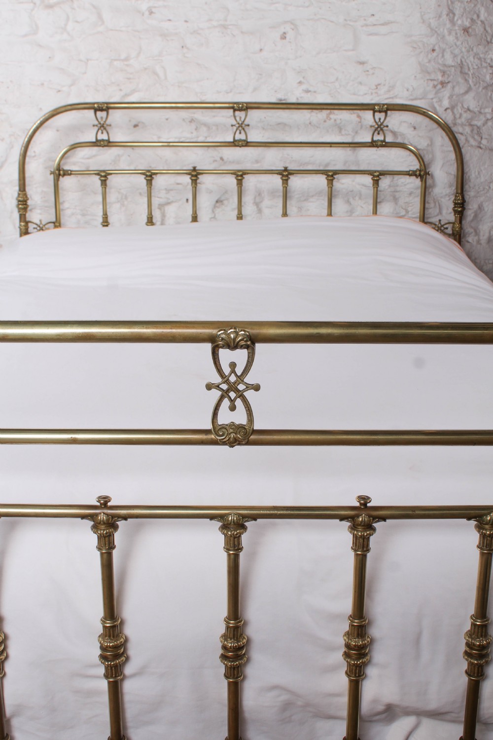 Absolutely Exquisite Winfield All Brass  King Size Bed View IX