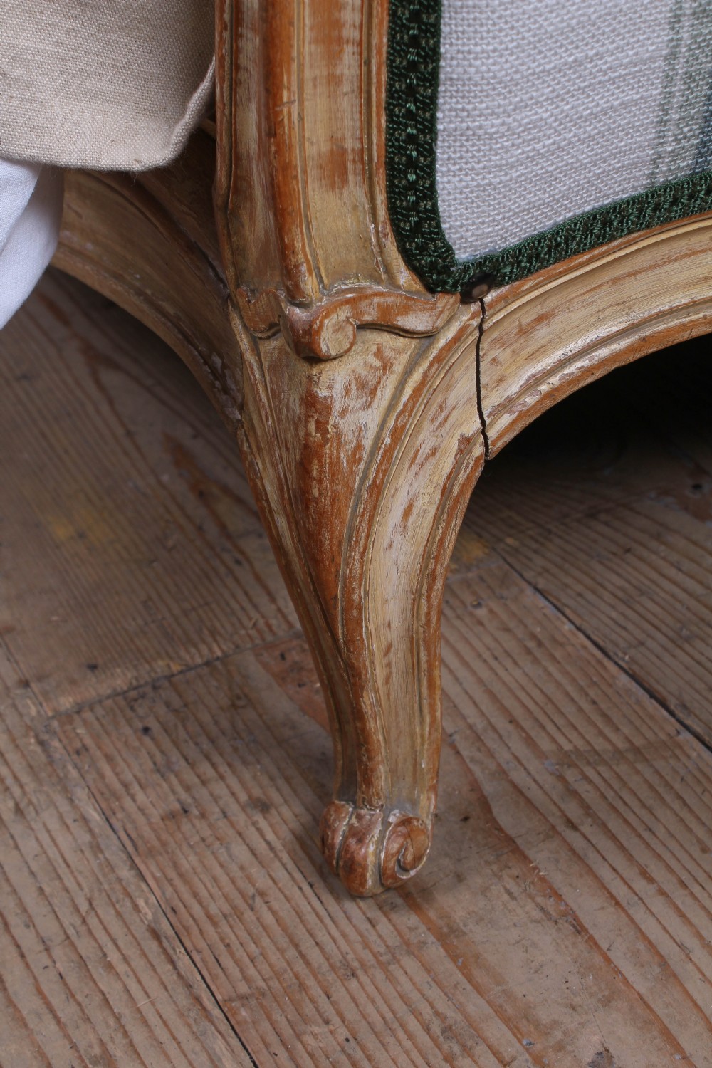 Lovely Louis XV Style Upholstered King Size Bed View III