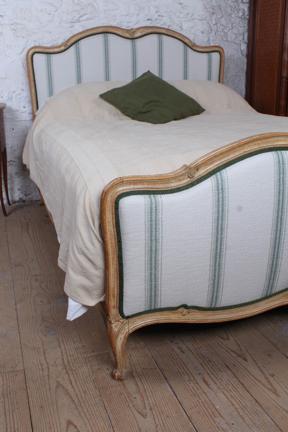 Lovely Louis XV Style Upholstered King Size Bed View VIII