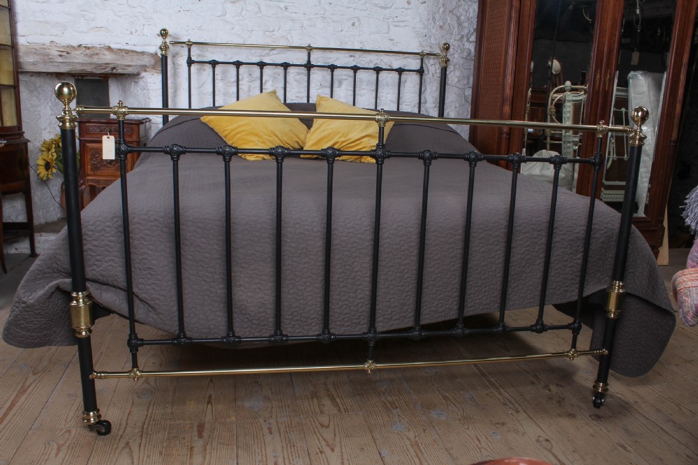 Timelessly Classic Super King Bed with All Original Brass View III